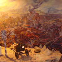 Dioráma Duklianskeho bojiska.