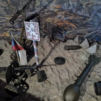 dioráma v Centrálnej expozícii VHM – Mo Svidník (október 2018).