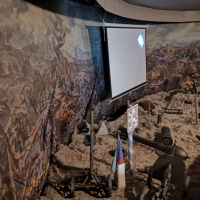 dioráma v Centrálnej expozícii VHM – Mo Svidník (október 2018).