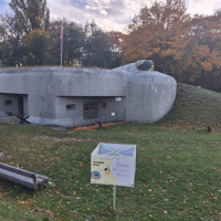 Pohľad na exteriér opevnenia B-S-8