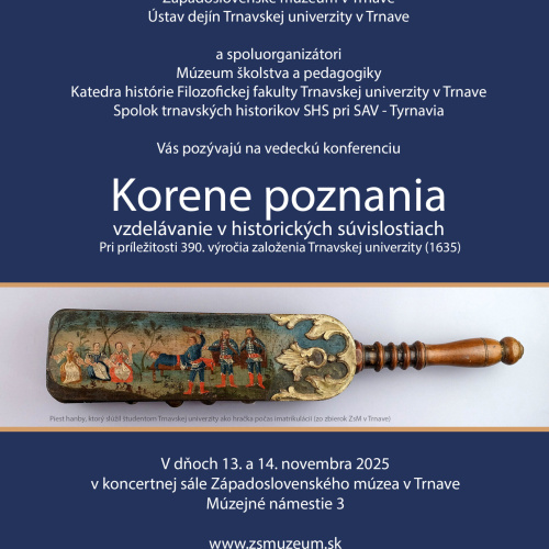 Plagát ku konferencii Korene poznania