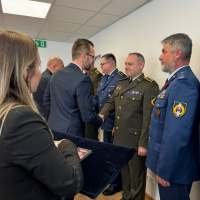 Návšteva II. štátneho tajomníka Ministerstva obrany SR Martina Vojtašoviča vo VHÚ.