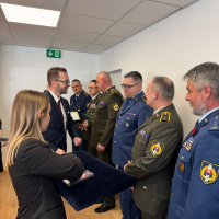 Návšteva II. štátneho tajomníka Ministerstva obrany SR Martina Vojtašoviča vo VHÚ.