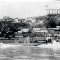 7. Oslobodzovanie Bratislavy. Bojové plavidlo Dunajskej flotily.