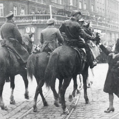 Odchod Červenej armády z Bratislavy dňa 22.11.1945