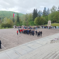 Pietny akt kladenia vemcov na na Pamätníku Sovietskej armády s vojnovým cintorínom vo Svidníku, dňa 8.5.2026 (3)