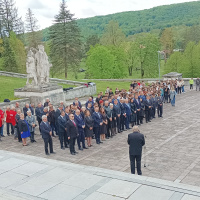 Pietny akt kladenia vemcov na na Pamätníku Sovietskej armády s vojnovým cintorínom vo Svidníku, dňa 8.5.2026 (5)