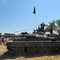 Tank stredný T-55AM2K zo zbierok VHÚ-VHM 