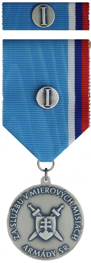 Medaila Za službu v mierových misiách Armády Slovenskej republiky