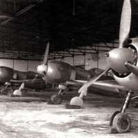 Lietadlá Lavočkin LA-5 FN 1. čs. stíhacieho pluku, letisko Tri Duby.