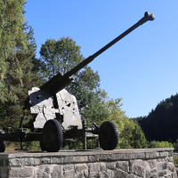 6. 85 mm protilietadlový kanón vzor 1944, Vyšný Komárnik september 2026