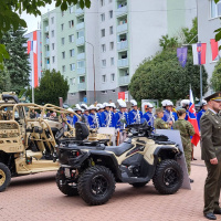 Čestná stráž prezidenta SR počas osláv Dňa OS SR, september 2024 (1)