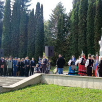 Oslavy 82. výročia oslobodenia obce Kalinov - štátny tajomník Ministerstva vnútra SR počas príhovoru