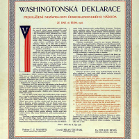 3. Washingtonská deklarácia 18.10.1918