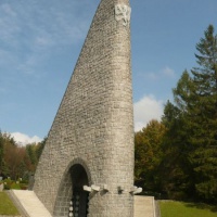 Memorial MS. Army Corps in Dukla - front view, September 2012