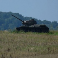 Tanks T-34/85 in Nižná Písaná 