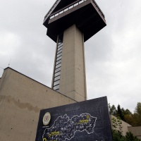 Vyhliadková veža v priestore Duklianskeho priesmyku  (6.10.2017)