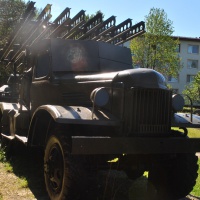 Gardový mínomet BM-13 (Park bojovej techniky Svidník)