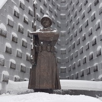 The monument of the Czechoslovak Armed Corps at Dukla