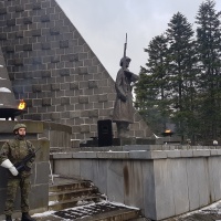 Oslavy 73. výročia oslobodenia mesta Svidník – pietny akt na Pamätníku s vojnovým cintorínom                      1. československého armádneho zboru v ZSSR na Dukle