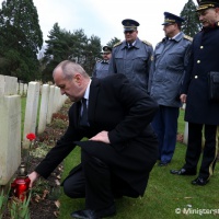 Veľká Británia - Brookwood - rozlúčka s genmjr. Schwarzom 2.2.2018