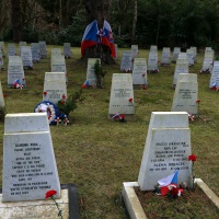 Veľká Británia - Brookwood -  rozlúčka s genmjr.  Schwarzom 2.2.2018