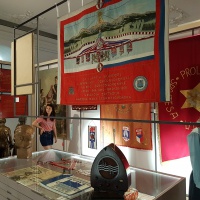 Piešťanskí vojenskí múzejníci na Česko-slovenskej vý...