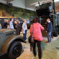 Návšteva výboru Slovenskej historickej spoločnosti pri SAV vo VHM v Piešťanoch