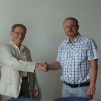 Ing. Jozef Rehuš pri slávnostnom odovzdaní pozostalosti