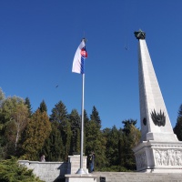 Pamätník sovietskej armády vo Svidníku (október 2018)