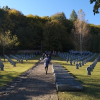 Pietny akt na nemeckom vojnovom cintoríne v Hunkovciach (5. október 2018)
