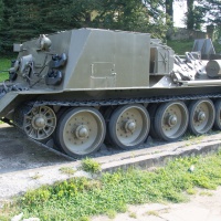 Vyslobodzovací tank VT-34 v Parku bojovej techniky (august 2017)